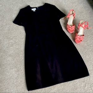 STUDIO C black cocktail formal office dress size 14